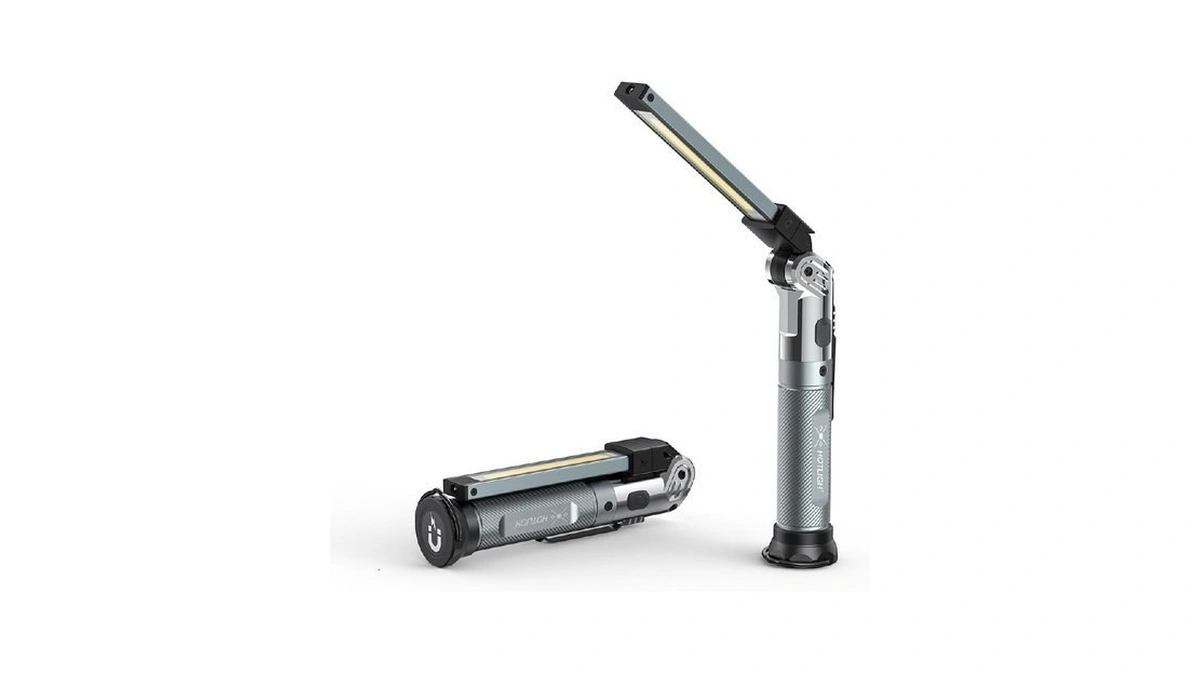 Hotligh Magnetic Work Light, 1200lm Rechargeable Work Light With Hook,