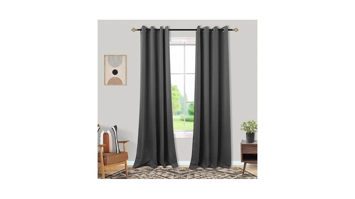 Amazon : Mrs.naturall Black Out Curtains 84 Inch