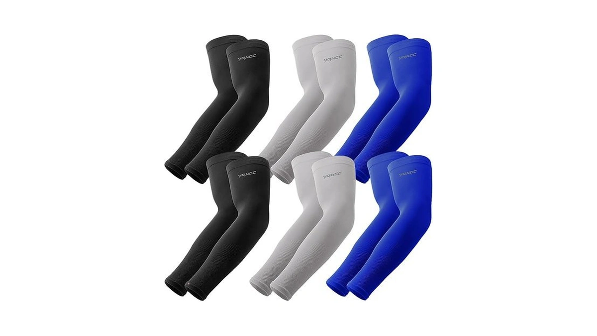 Yqxcc 6 Pairs Arm Sleeves, Cooling Uv Sun Protection Sports