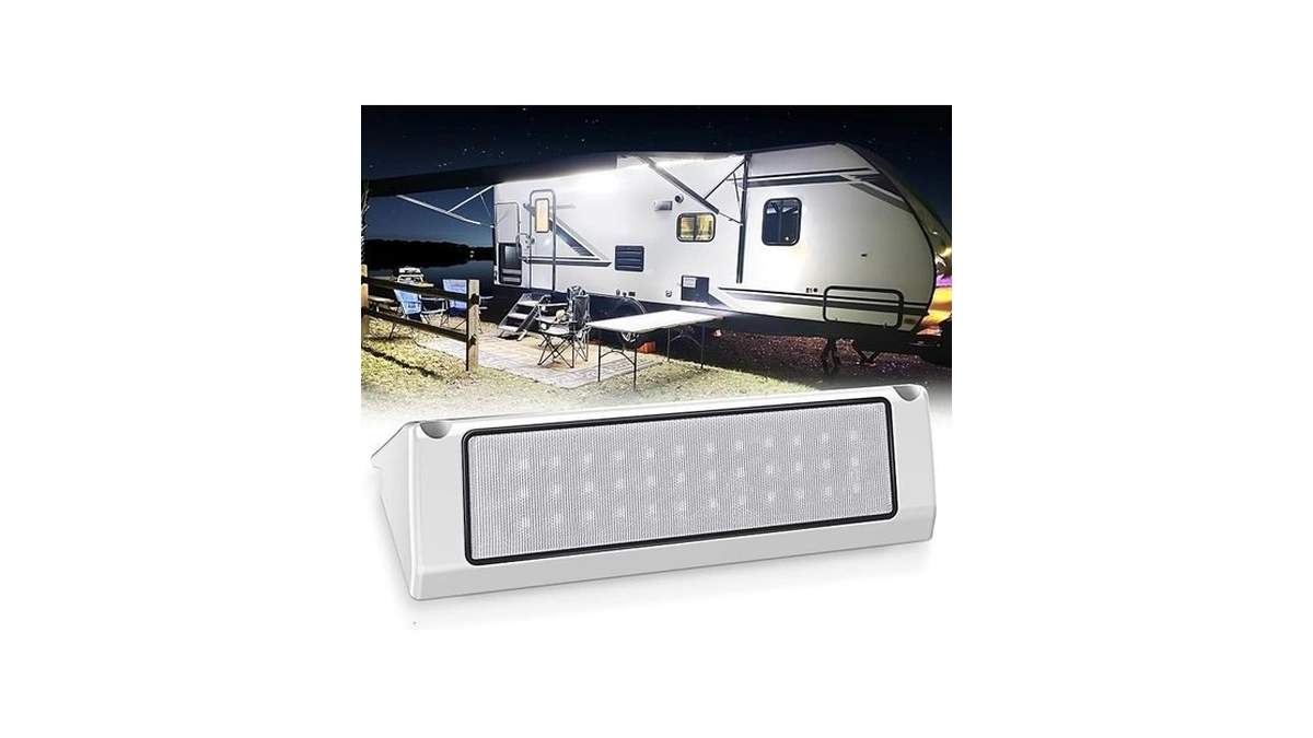 Mictuning 9 Inch Rv Exterior Led Porch Utility Light, 12v