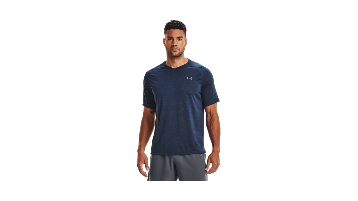 Under Armour Men Tech V-neck Short-sleeve T-s...