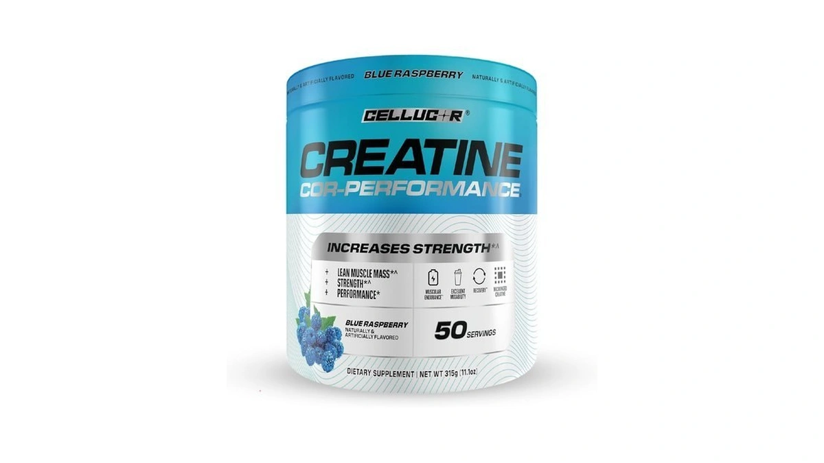 Cellucor Creatine Powder, Blue Raspberry Flavor - Increases Strength, Lean