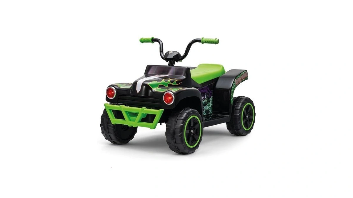 Monster Jam - Ride On Toy, 12v Atv For Kids,