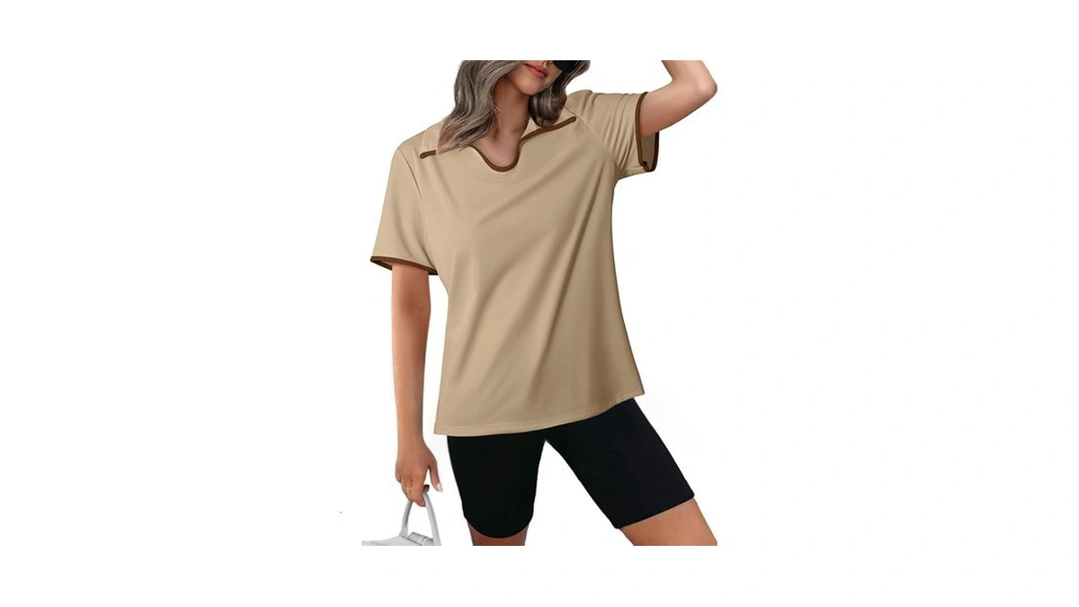 Dokotoo Womens Tops Polo Shirts For Women Summer Workout Quick