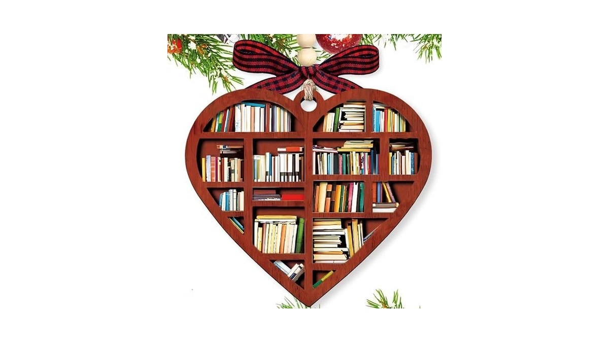 Book Ornament, Book Lovers Gifts - Book Ornaments For Christmas