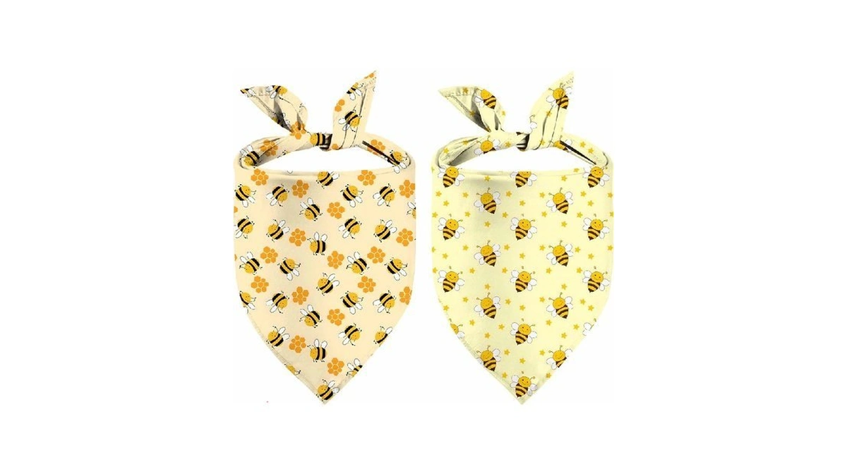 Amazon code: Spring Summer Dog Bandanas Reversible La
