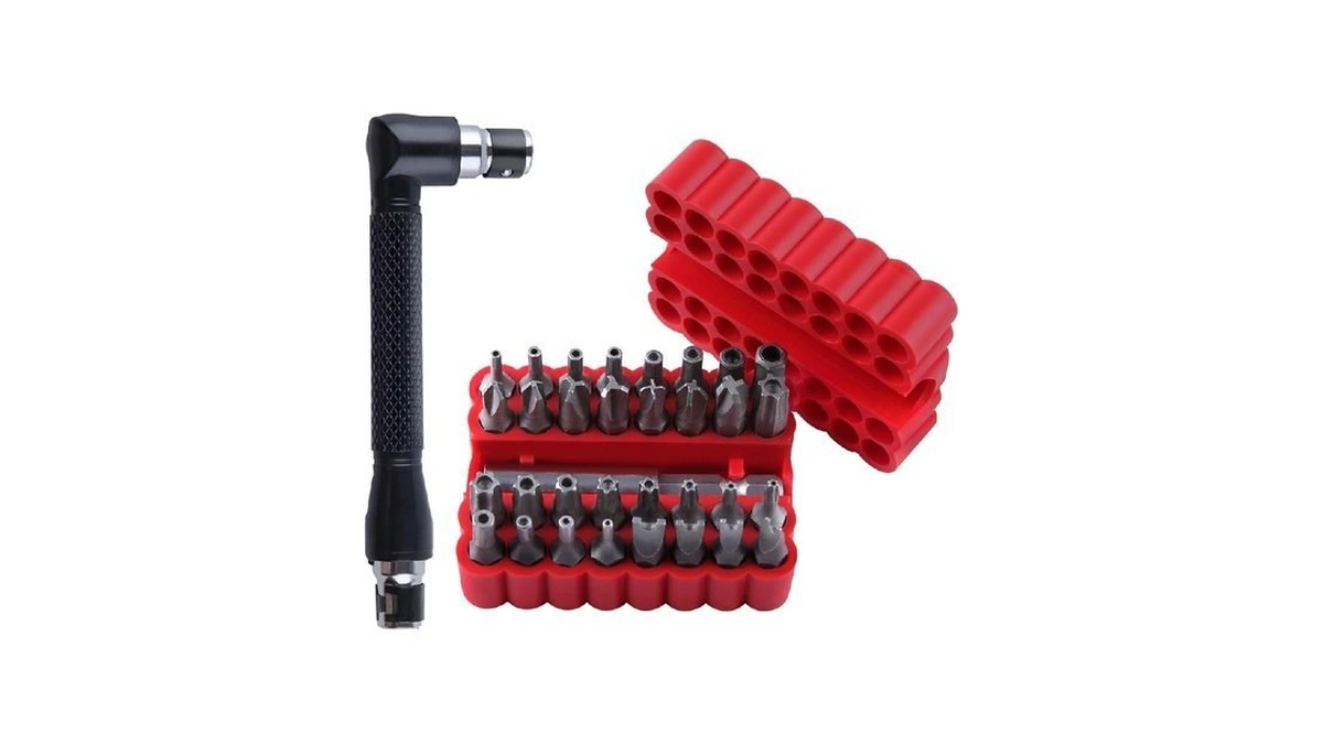 Gold Deer 33pcs Security Torx Bit Set With Magnetic Extension