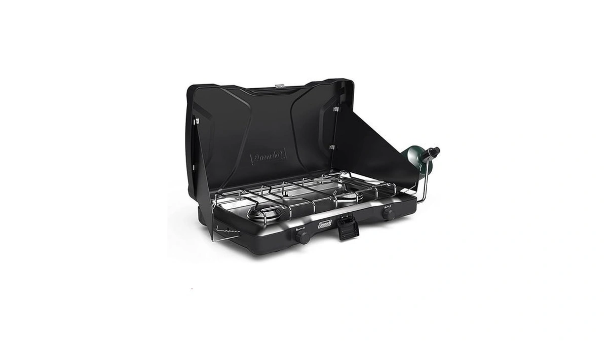 Coleman Triton 2-burner Propane Stove, Portable Camping Cooktop With 2