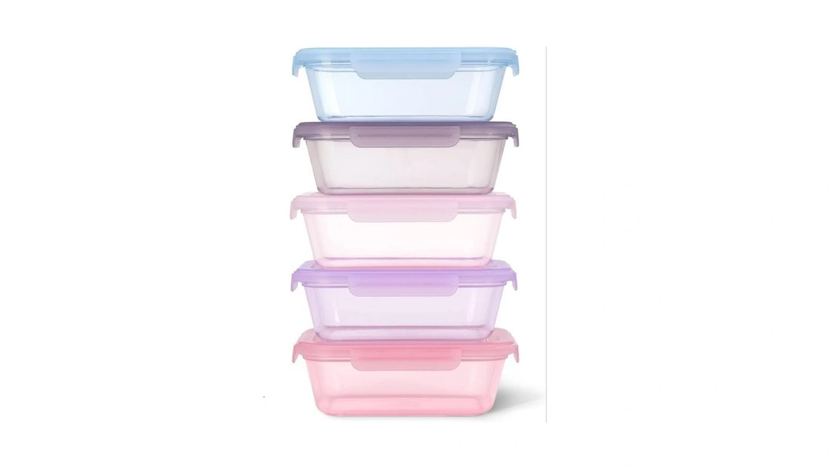 Ello Snap & Nest 10-piece 4.5 Cup Plastic Meal Prep