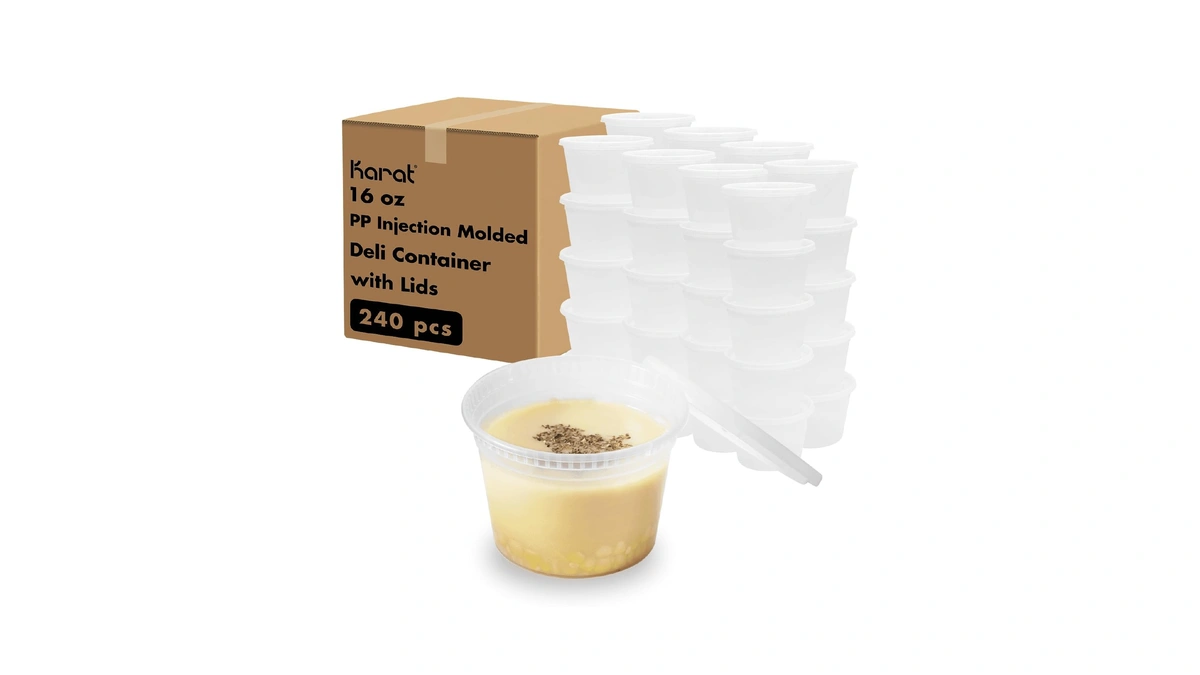 Karat [16oz - 240 Ct] Clear Pp Injection Molded Round