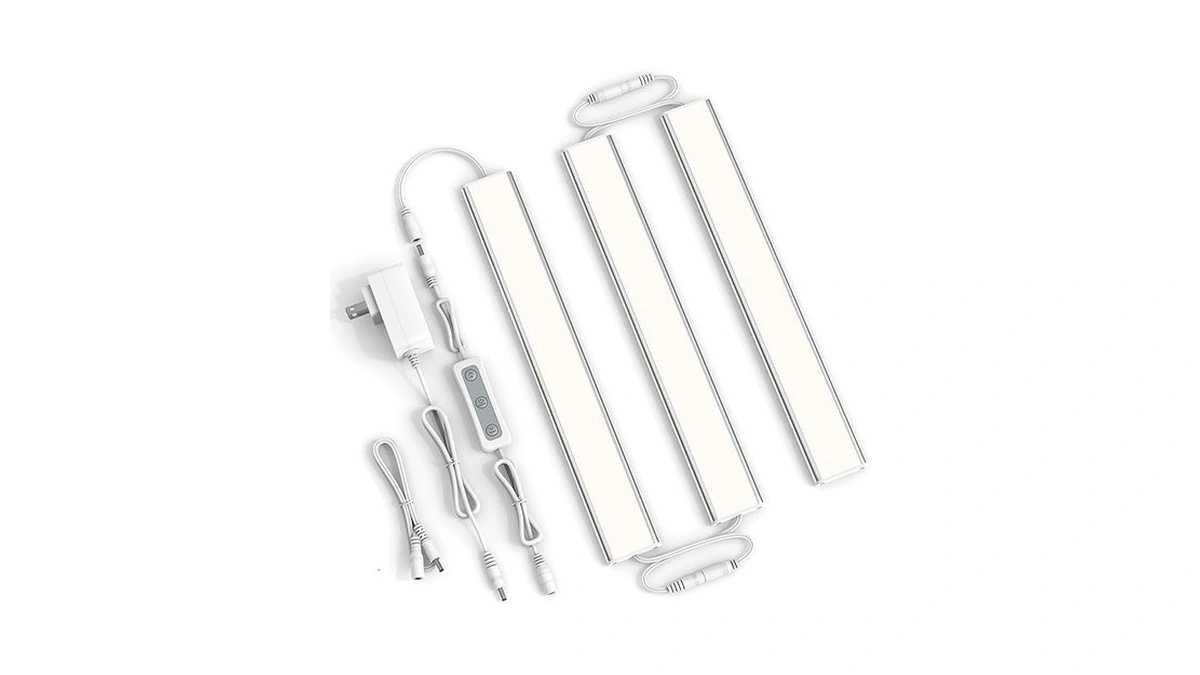Asoko Under Cabinet Led Light Plug In, Dimmable Daylight White