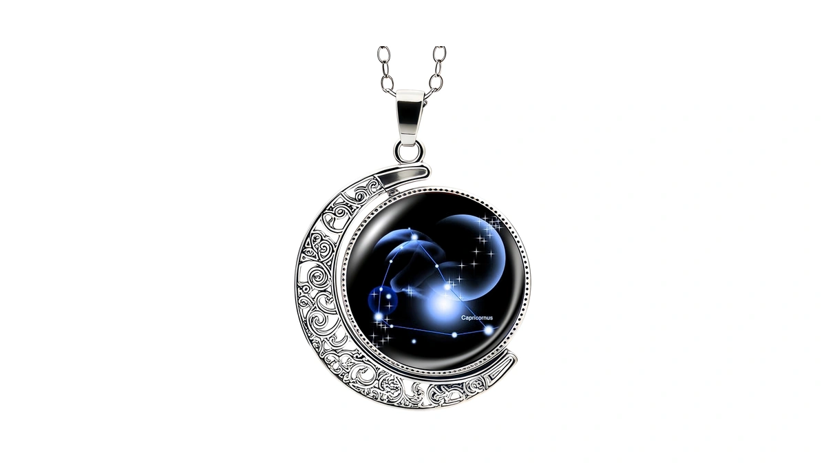 Deqiyiji Zodiac Necklace Jewelry Birthday Gifts Astrology 12 Constellation Horoscope