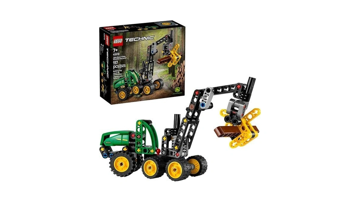Lego Technic John Deere 1470h Wheeled Harvester Building Toy For