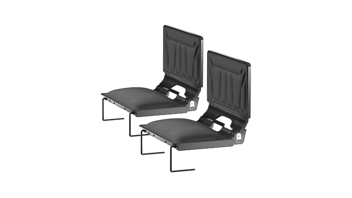 Jocoevol Stadium Seats With Back Support And Cushion, Portable Folding