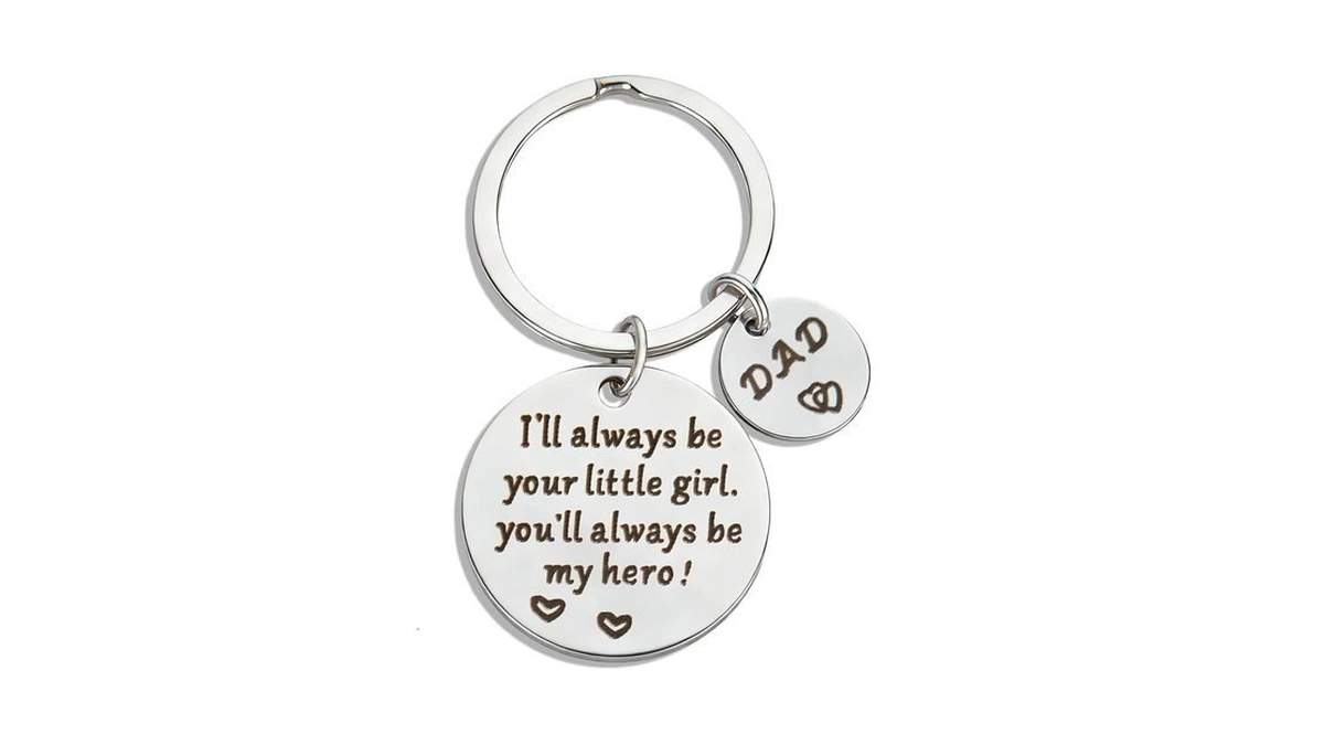 Cciland Fathers Day Gift For Dad, Dad Keychain Gifts From