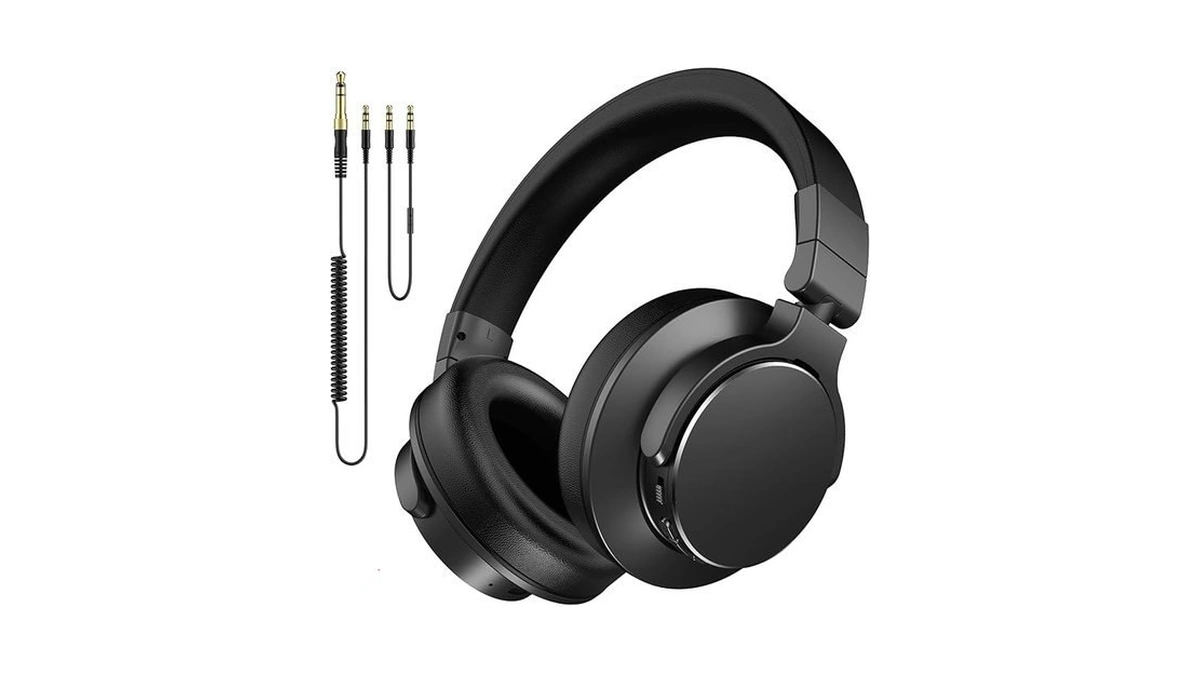 Syndesmos Wireless Over Ear Bluetooth Headphones, Studio Monitor & Dj