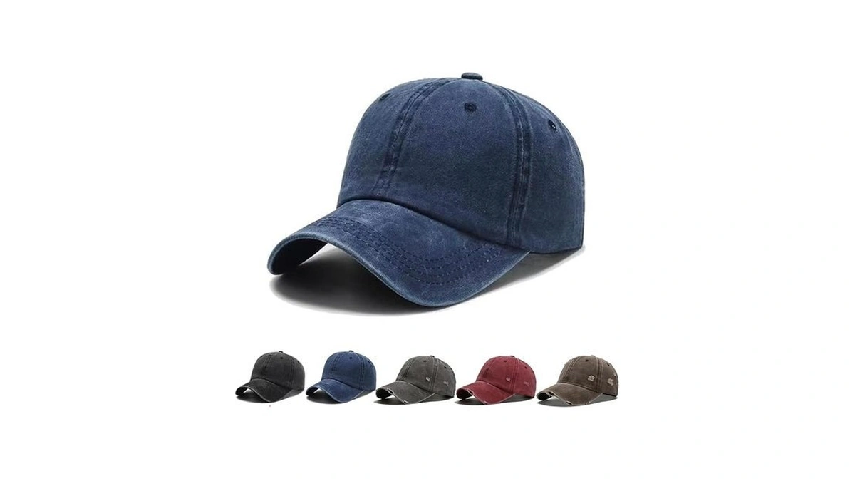 Classic Baseball Cap, Vintage Hat Original Distressed Baseball Cap Washed