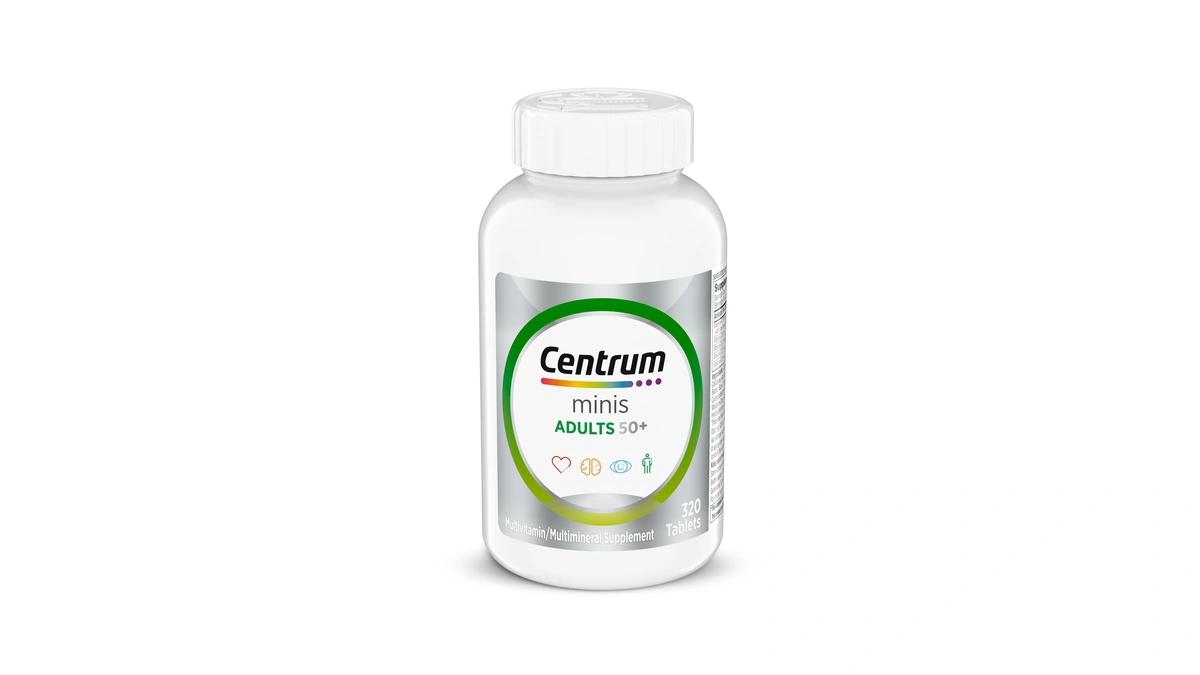Centrum Minis Silver Multivitamin For Adults 50 Plus, Multimineral Supplement,