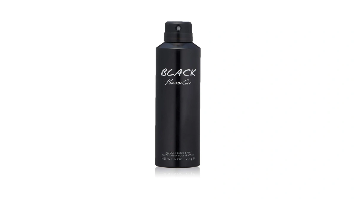 Kenneth Cole Black All Over Body Spray For Men, Aromatic
