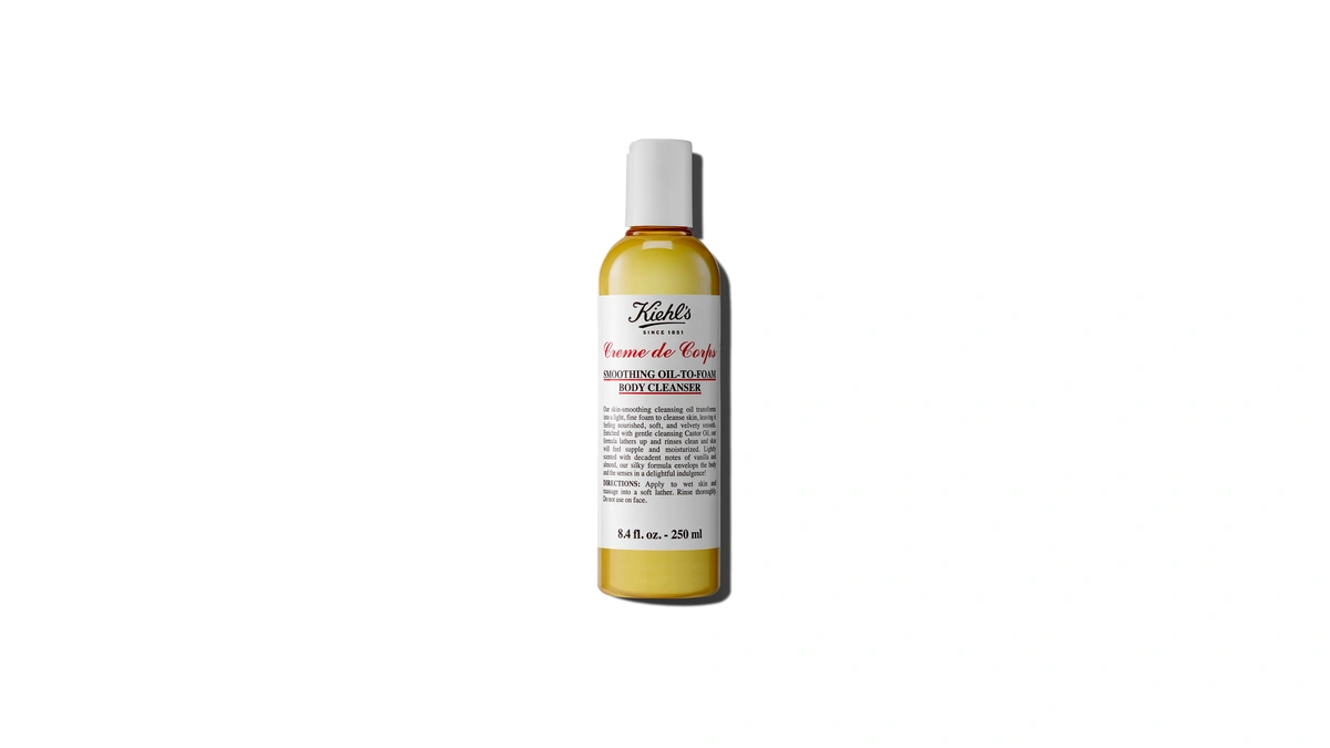 Kiehl's Creme De Corps Smoothing Oil-to-foam Body Cleanser, Moisturizing Body