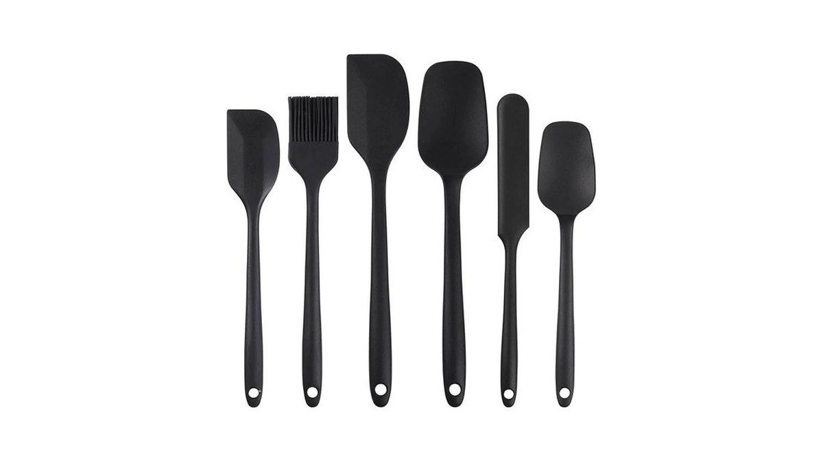 Geeric Father's Day Silicone Spatula Set, 6 Pcs Non-stick Kitchen