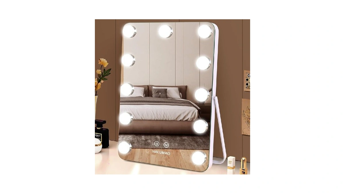 Halumao 14.6" Vanity/makeup Mirror With Lights, Hollywood Mirror With 11