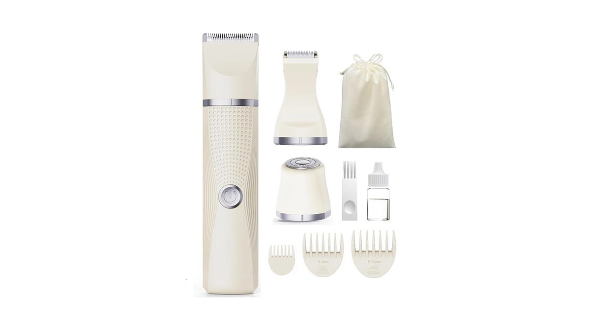 Unibono Pubic Hair Trimmer Women - Waterproof Bikini Trimmer, Rechargeable
