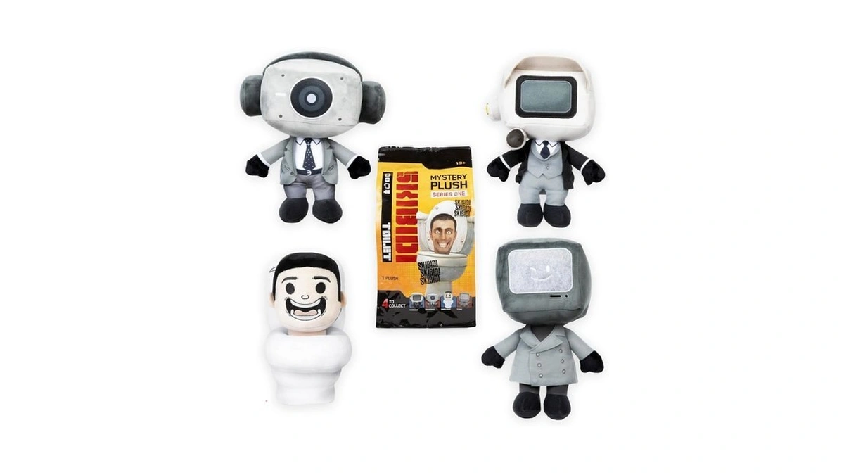 Skibidi Toilet Mystery Plush – Collectible Plush, All-new Collectibles, Officially