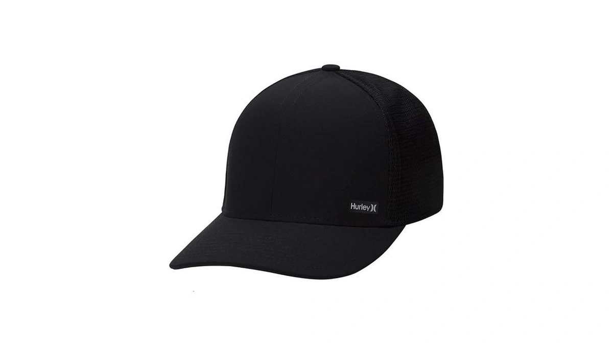 Hurley Men's League Dri-fit Snapback Baseball Cap, Black, One Size