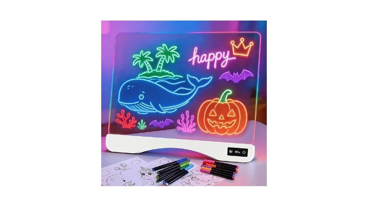 17 Inch Rechargeable Led Drawing Board For Kids, Upgraded 15