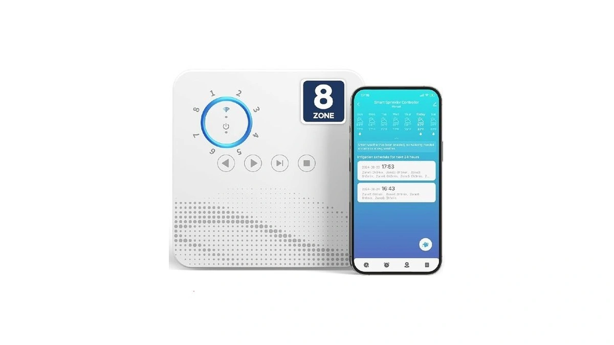 Smart Sprinkler Controller Wifi With External Antenna, Strong Signal Irrigation