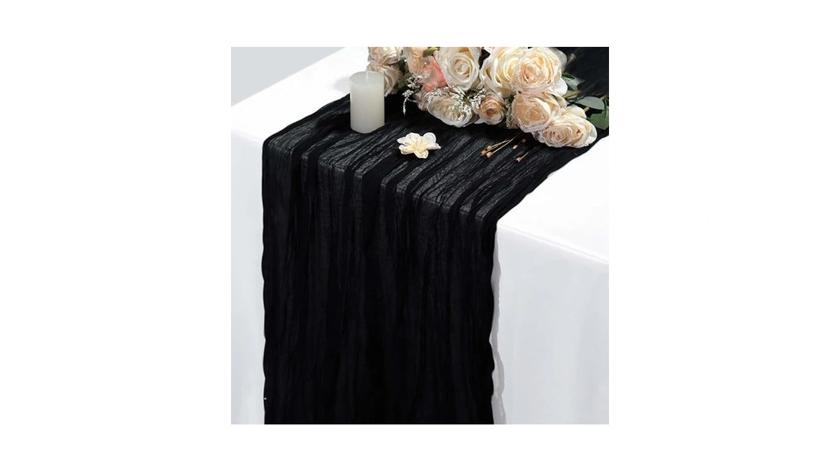 Table Runner Cheesecloth Mothers Day 10ft Boho Rustic Farmhouse Gauze