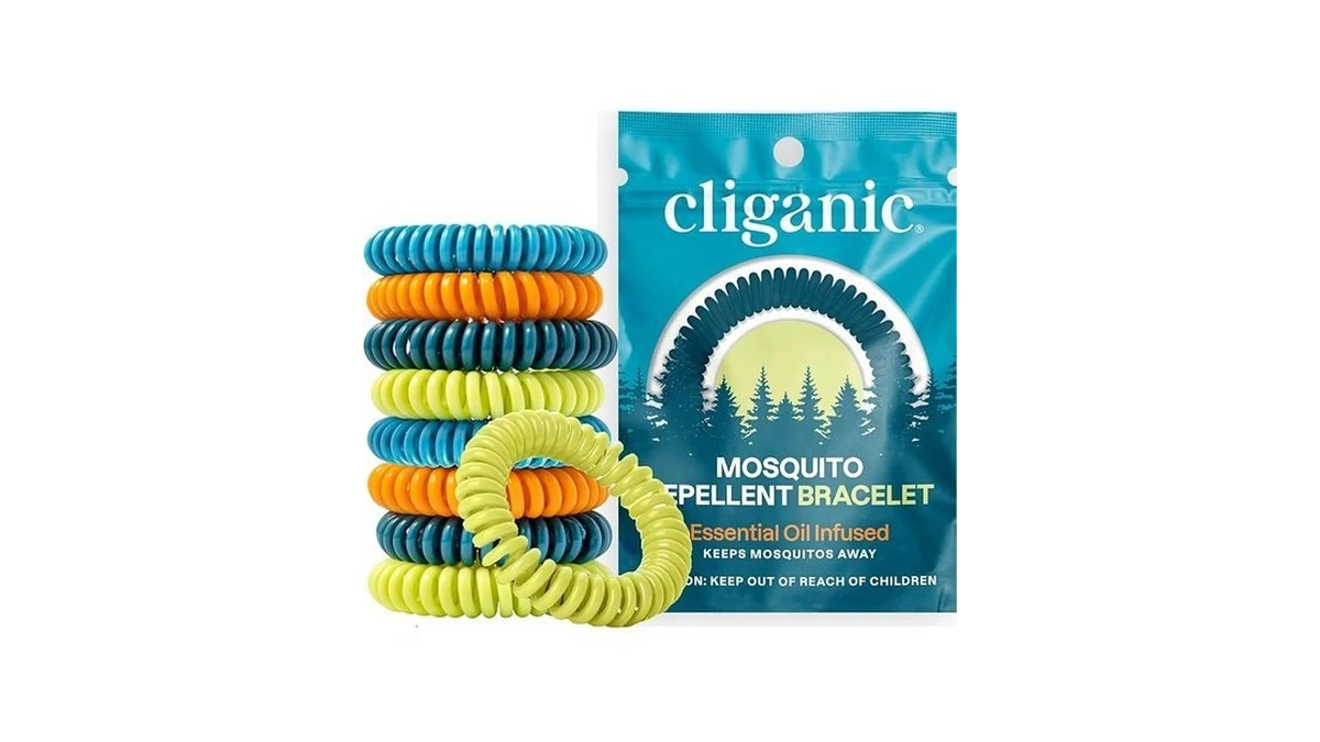Cliganic 10 Pack Mosquito Repellent Bracelets For Adults & Kids