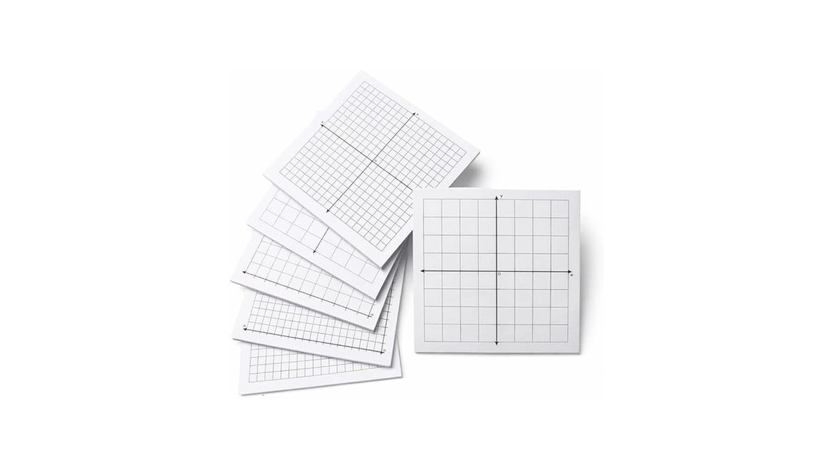 Myrthona Graph Paper Sticky Notes - 6 Pads For Students,