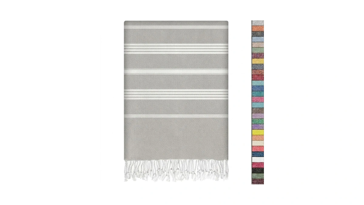 Ephesus Towels Turkish Beach Towel - 38x70 Inch Oversized -