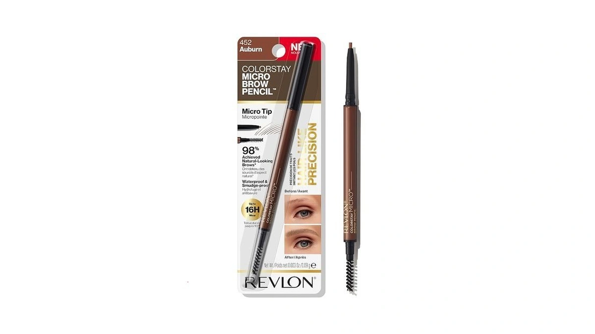 Revlon Colorstay Micro Eyebrow Pencil With Built In Spoolie Brush,