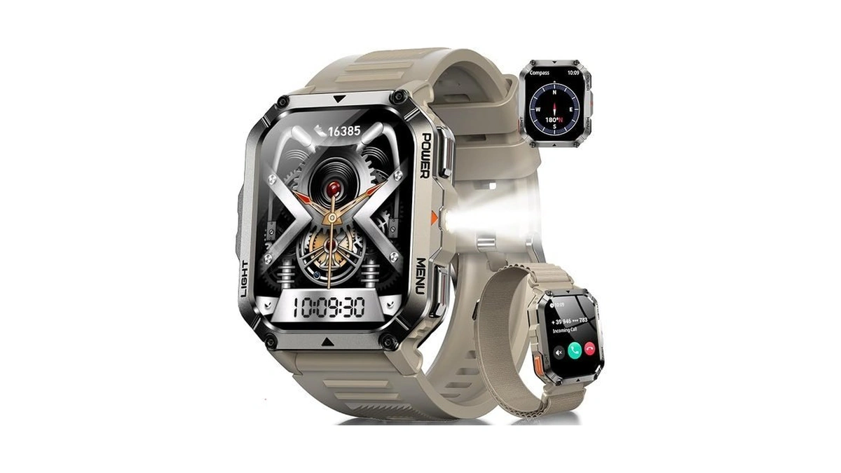 Military Smart Watch For Men (answer/make Calls), 2.01" Fitness Watch
