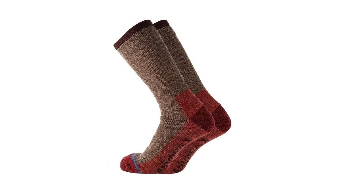 Kavanyiso Men's Merino Wool Hiking Socks Breathable Athletic Crew Thicken(1pairs