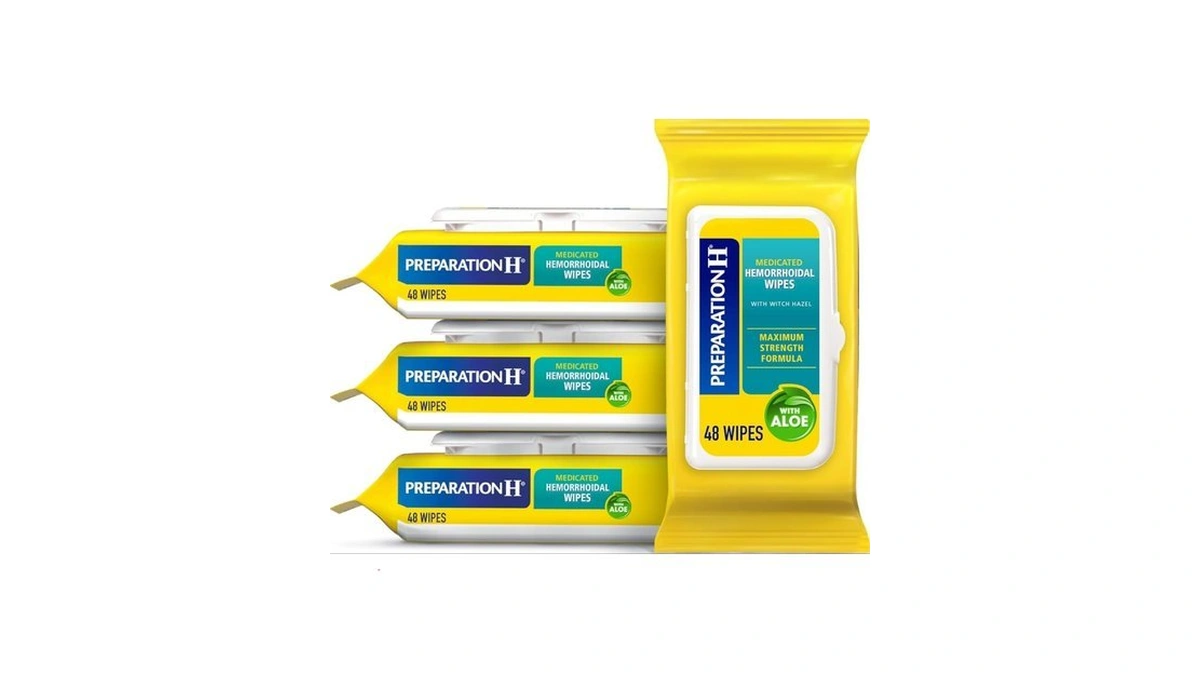 Preparation H Hemorrhoid Flushable Wipes With Witch Hazel For Skin