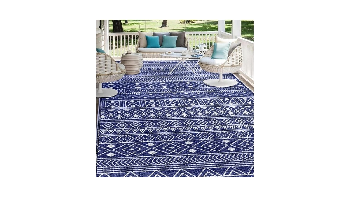 Blue Outdoor Rugs
