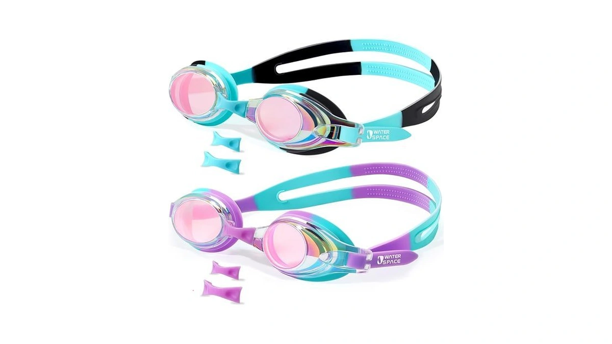 Water Space Swim Goggles For Kids Boys Girls 3-5 3-6