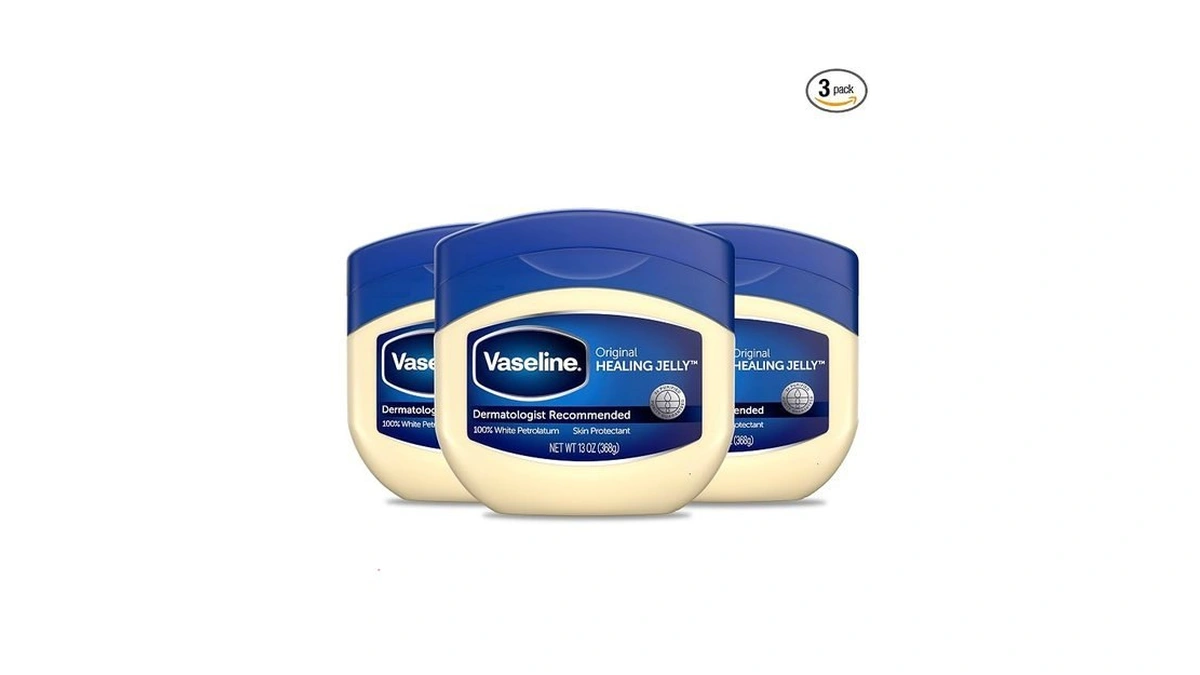 Vaseline Petroleum Jelly Original 3 Count Provides Dry Skin Relief
