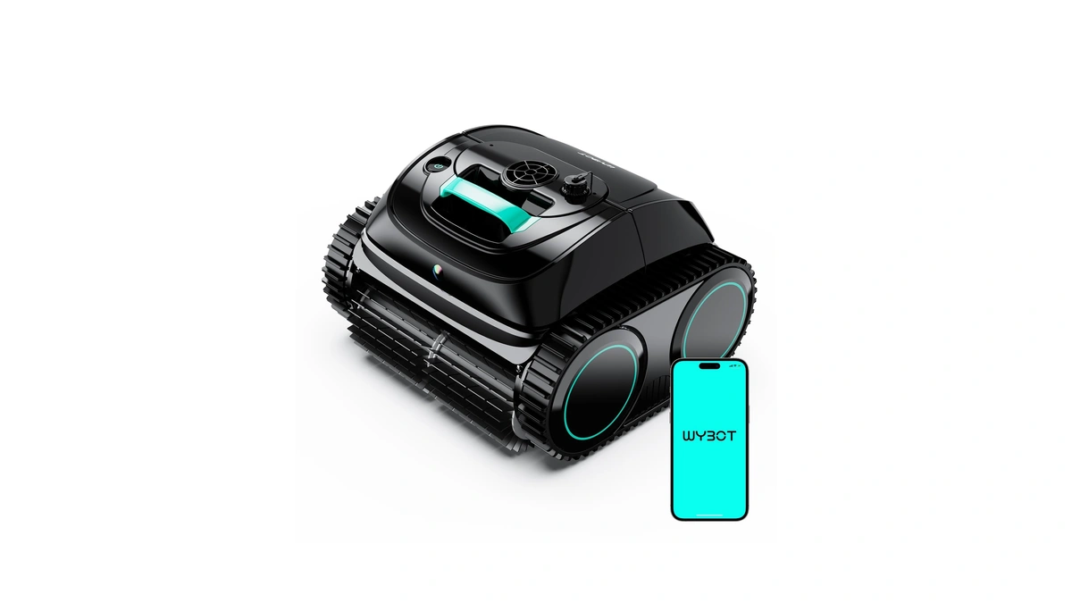 Wybot C1 Robotic Pool Vacuum For Inground Pools, Cordless Above