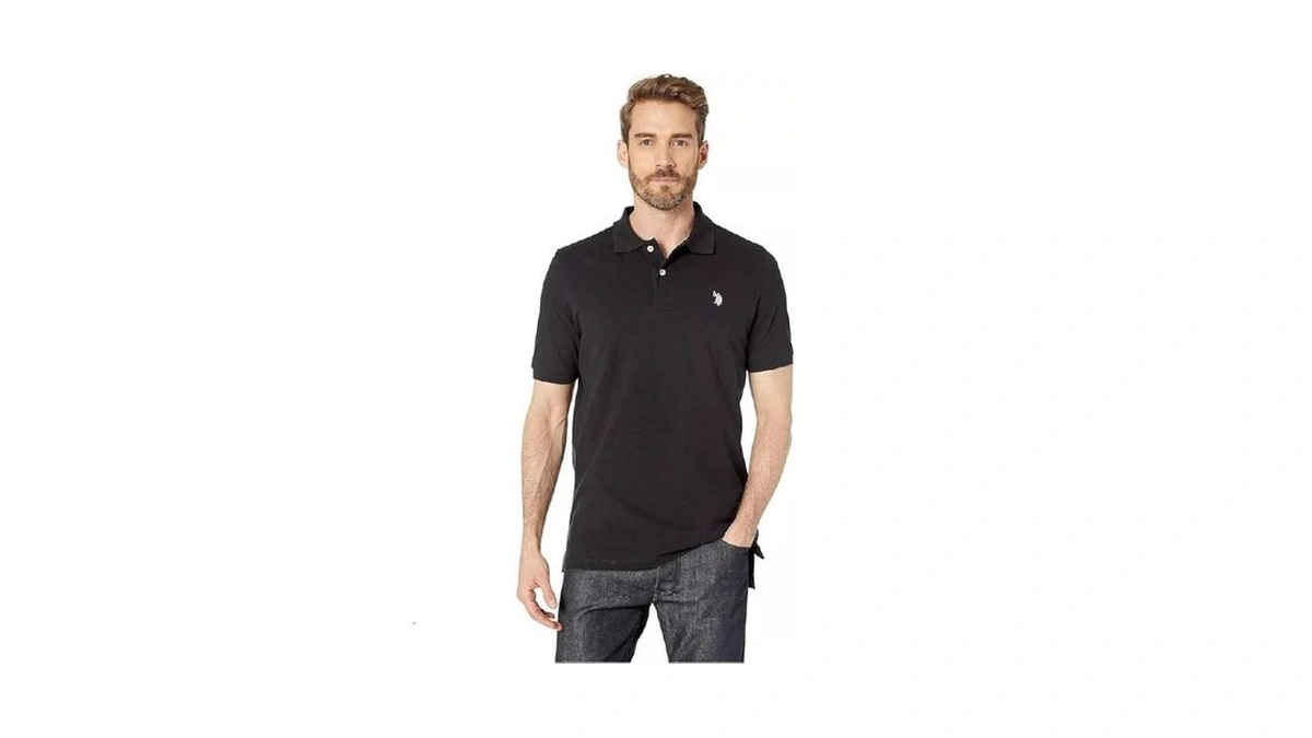 U.s. Polo Assn. Men's Classic Polo Shirt, Two-button Closure Pique