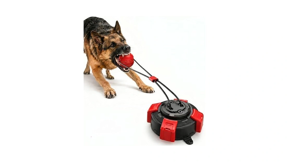 Gtuibugt Dog Toys Upgraded Suction Cup Tug Dog Ball, Chew