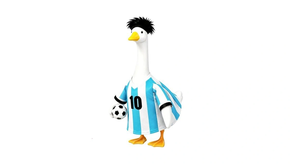 Rueggvat 2026 World Soccer Goose Outfit For 23 Inch Porch