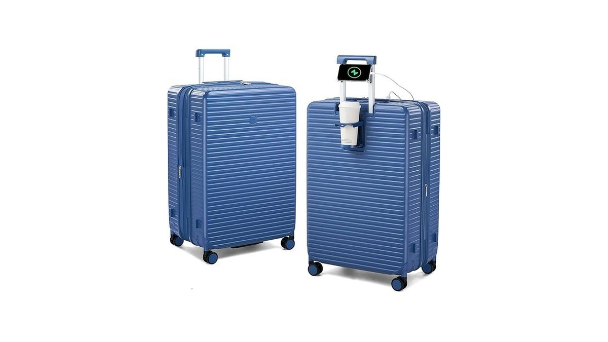 Hantrip 28 Inch Luggage Hard Shell Suitcases, Expandable Travel Checked