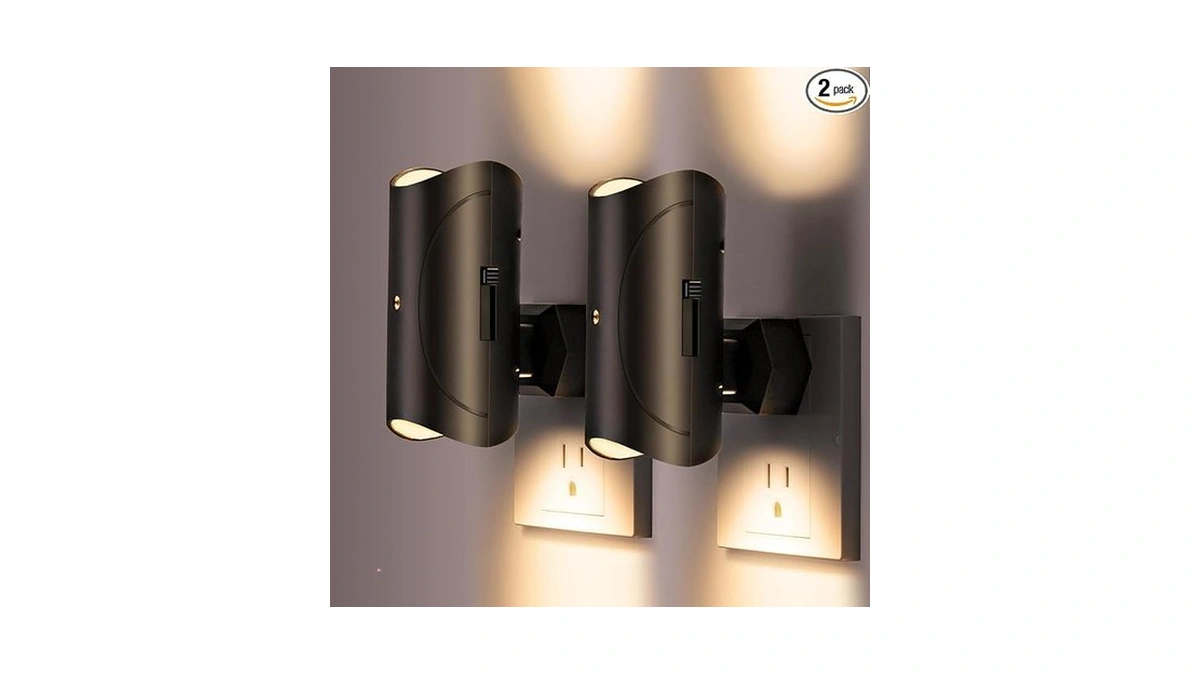 Mateloti Night Light, 2 Pack Led Night Lights Plug Into