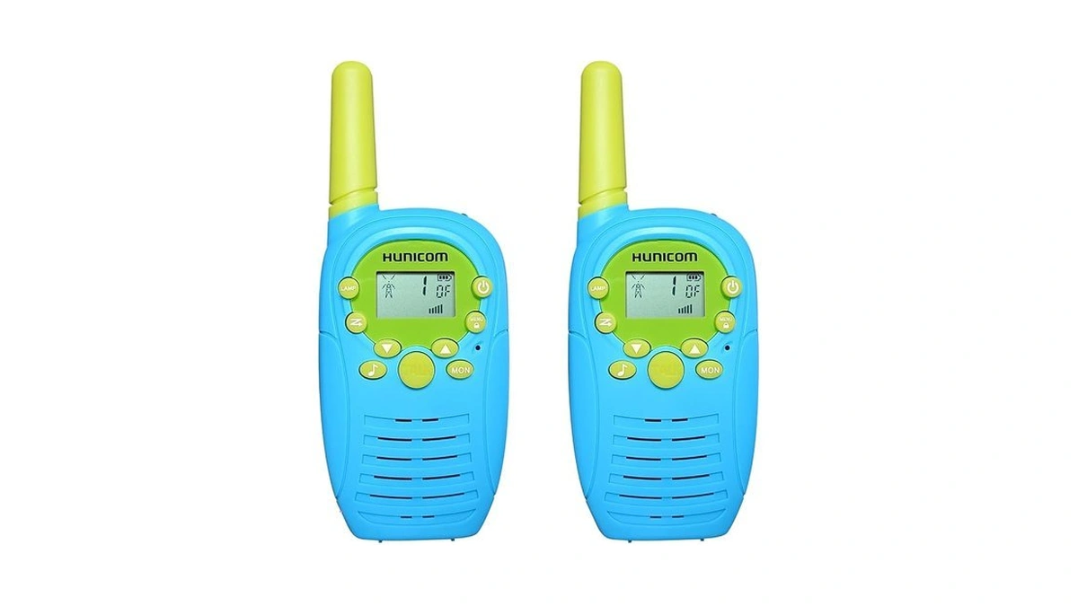 Hunicom Kids Walkie Talkies With 3km Range, 99 Privacy Codes,