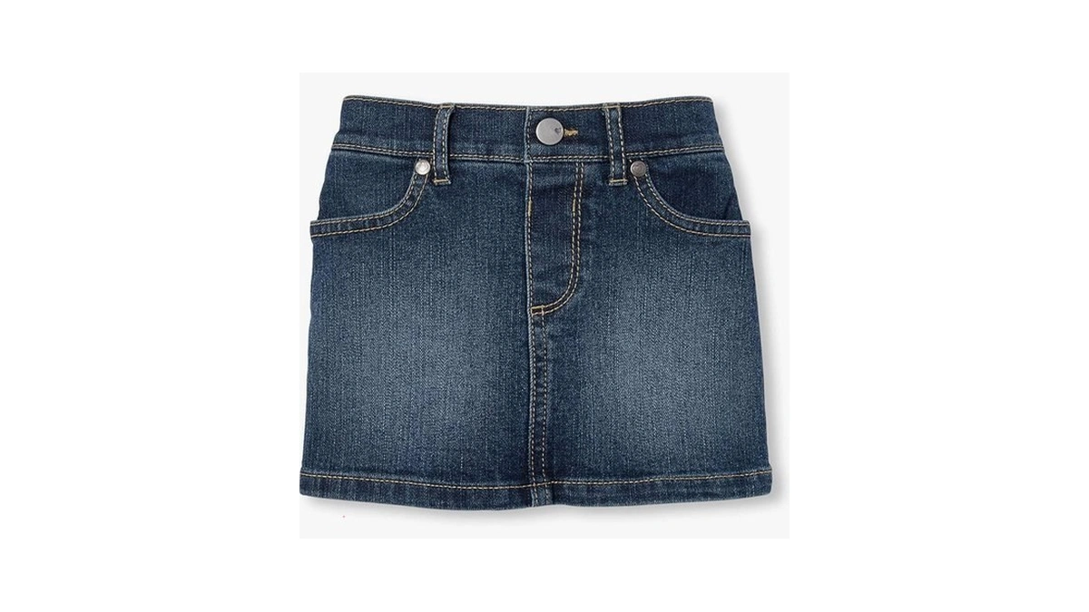 The Children's Place Baby Girls Toddler Denim Skort Skirt, China